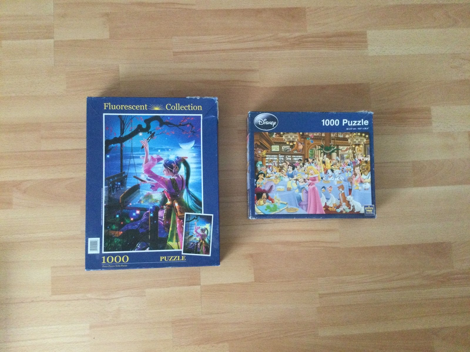 Puzzels - 1000 stukjes, Ophalen of Verzenden, Meer dan 50 stukjes, Zo goed als nieuw, 6 jaar of ouder