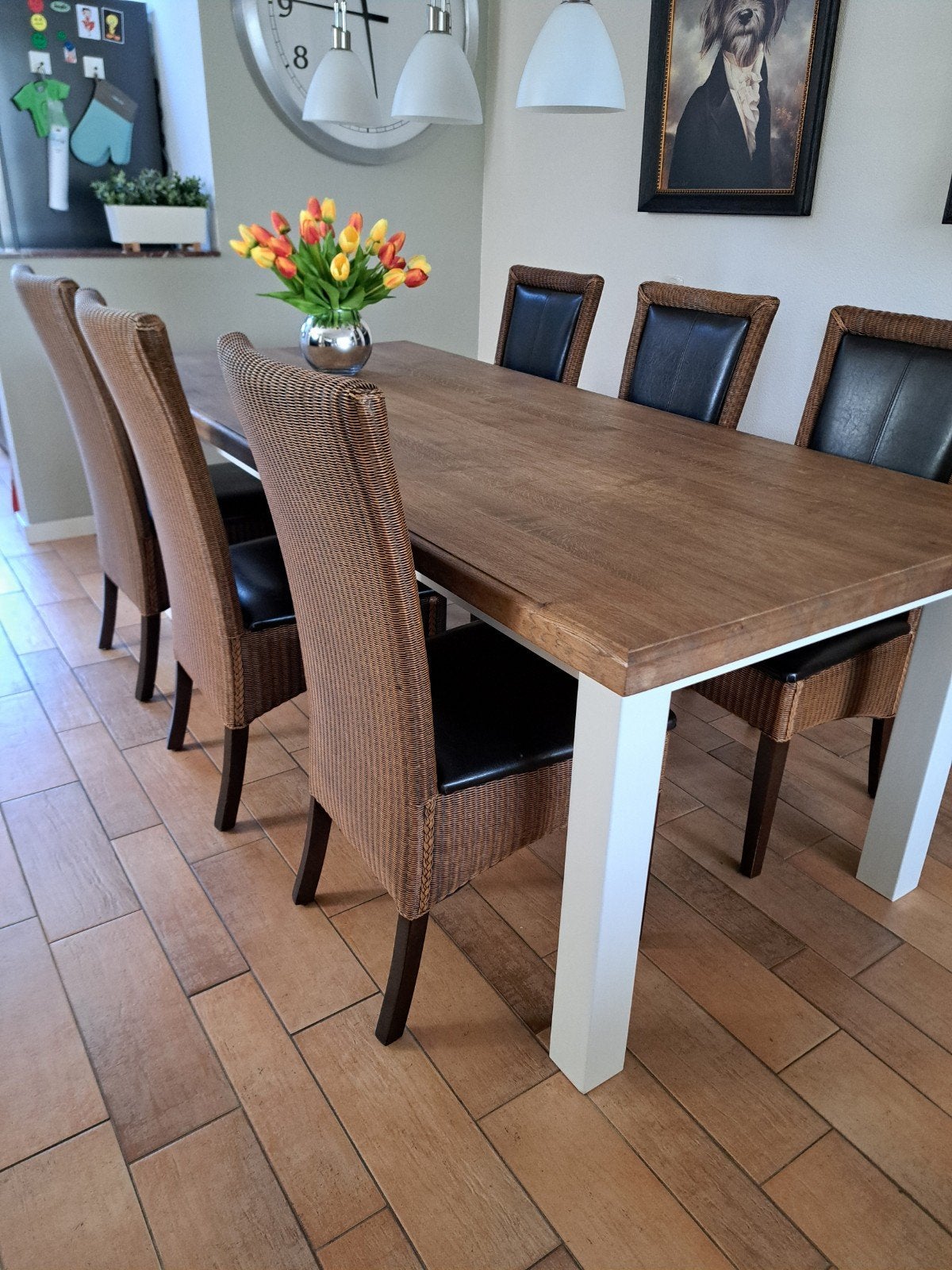 Eettafel met stoelen, Ophalen, Gebruikt