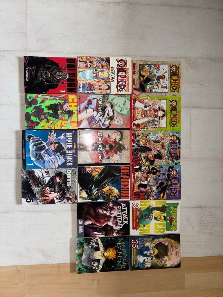 2+1 GRATIS One Piece, Black Clover, Hunter x Hunter en meer, Boeken, Meerdere stripboeken, Ophalen of Verzenden, Zo goed als nieuw
