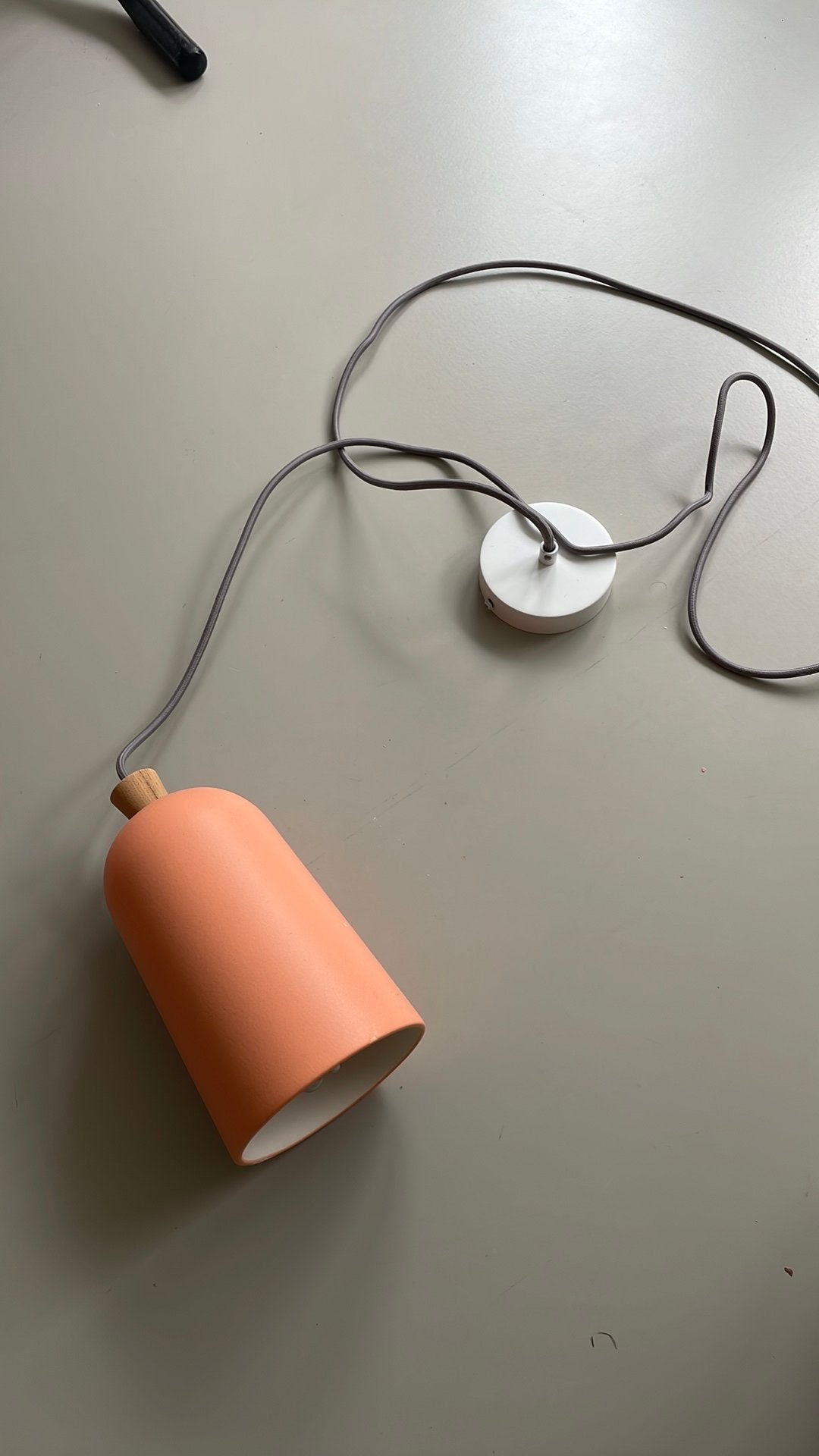 Hanglamp van aardewerk, Huis en Inrichting, Lampen | Hanglampen, Ophalen, Zo goed als nieuw