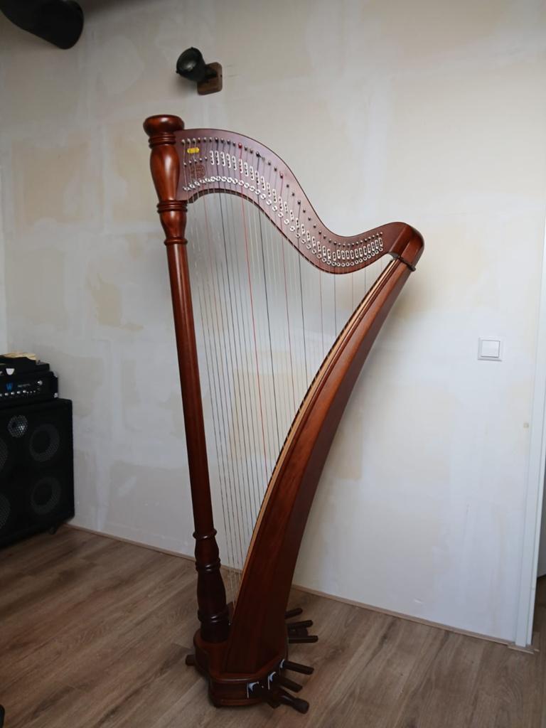 Fischer enkel pedaalharp, Ophalen, Gebruikt