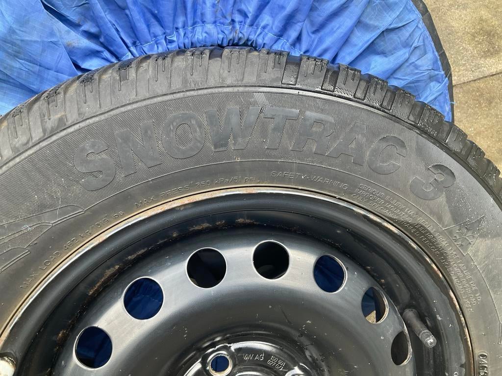 Winterbanden met velgen Skoda Citygo 165/70 R14, Auto diversen, Ophalen, Gebruikt