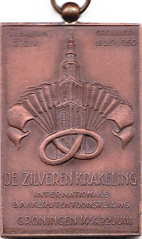 DE ZILVEREN KRAKELING INTERNATIONALE BAKKERIJ GRONINGEN, Ophalen of Verzenden, Overige materialen