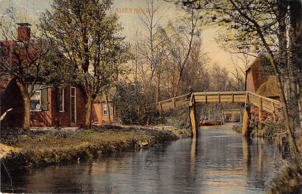 Giethoorn, Verzenden, Voor 1920, Gelopen, Overijssel