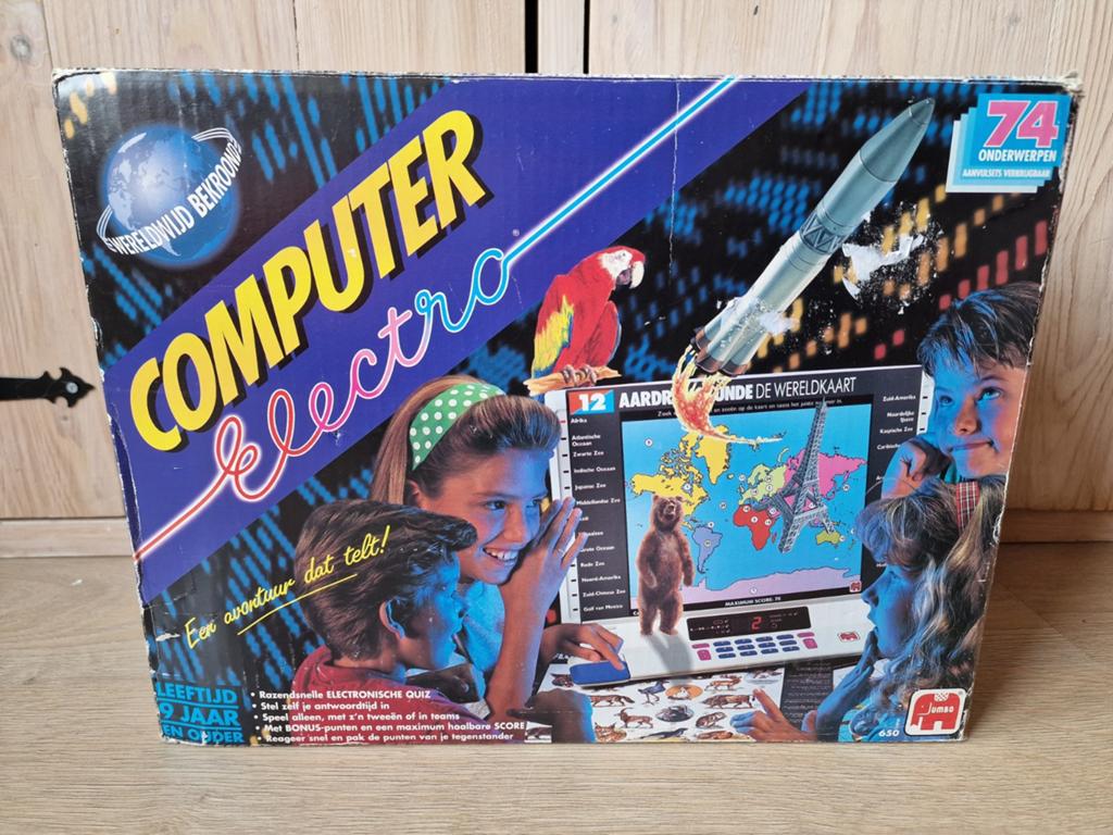Jumbo Computer Electro Educatief Spel met 74 Onderwerpen, Ophalen of Verzenden, Gebruikt