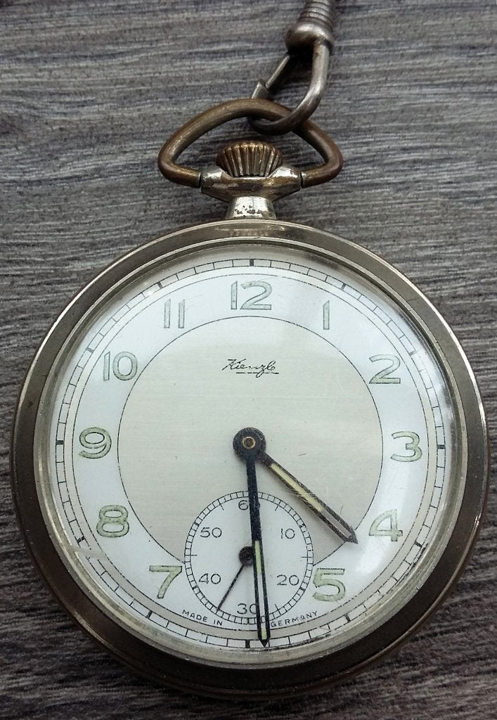 Omstreeks 1920-1930 Art Deco Zakhorloge Merk Kienzle Horloge, Ophalen of Verzenden