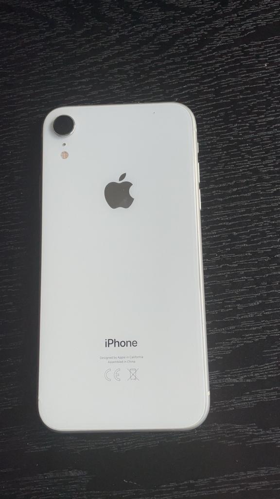 iPhone XR 128GB - Wit, Licht beschadig verder in top orde., Telecommunicatie, Mobiele telefoons | Apple iPhone, Ophalen, 128 GB