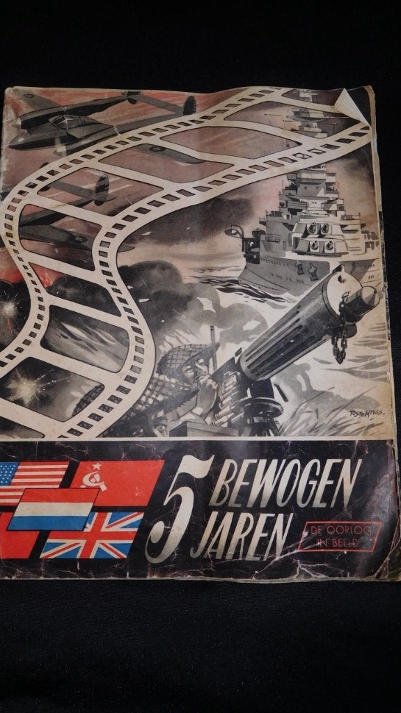 Oorlog Tijdschrift 1945. 5 Bewogen Jaren , de oorlog in beel, Ophalen, Overige soorten, Nederland, Boek of Tijdschrift