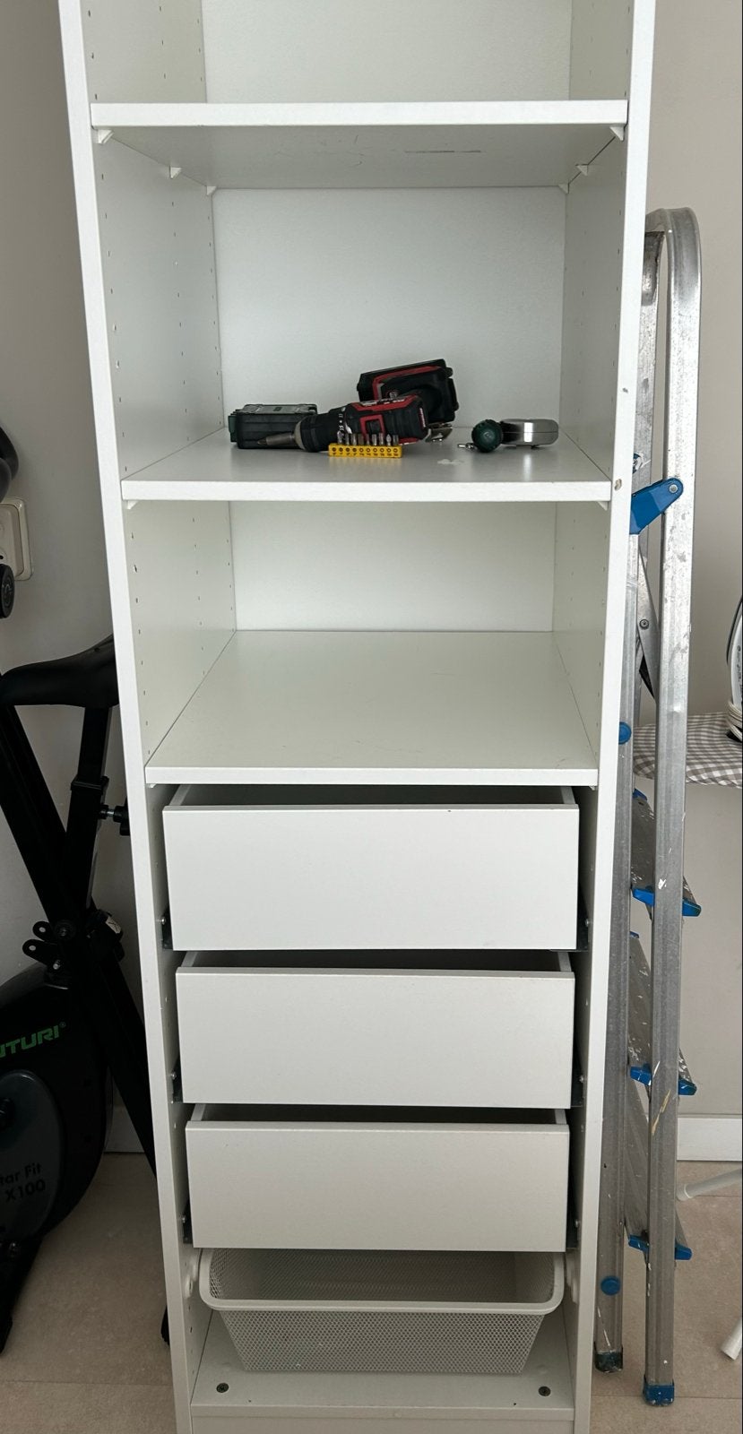Ikea Pax Kast 236x50 cm met 3 lades en 1 mandje, Ophalen, Minder dan 50 cm, Gebruikt, 200 cm of meer