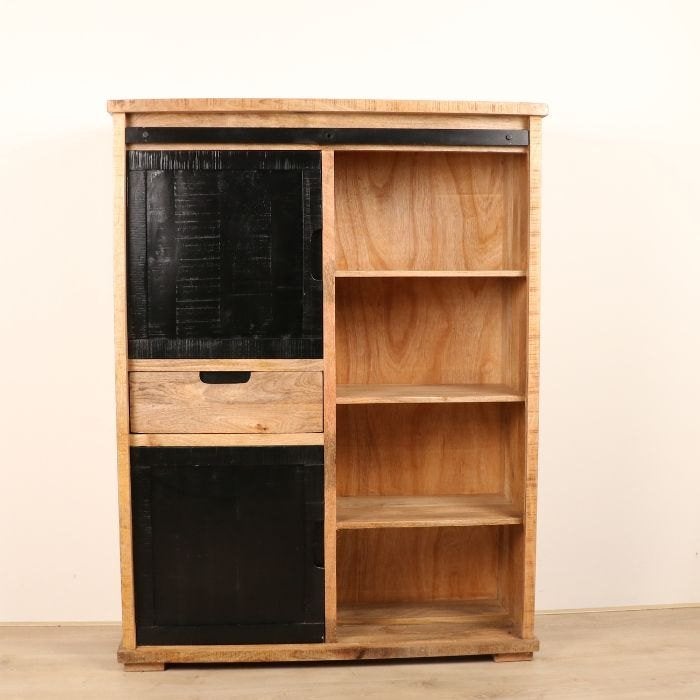 kast mangohout 145cm hoog, Ophalen, Nieuw, Mangohout