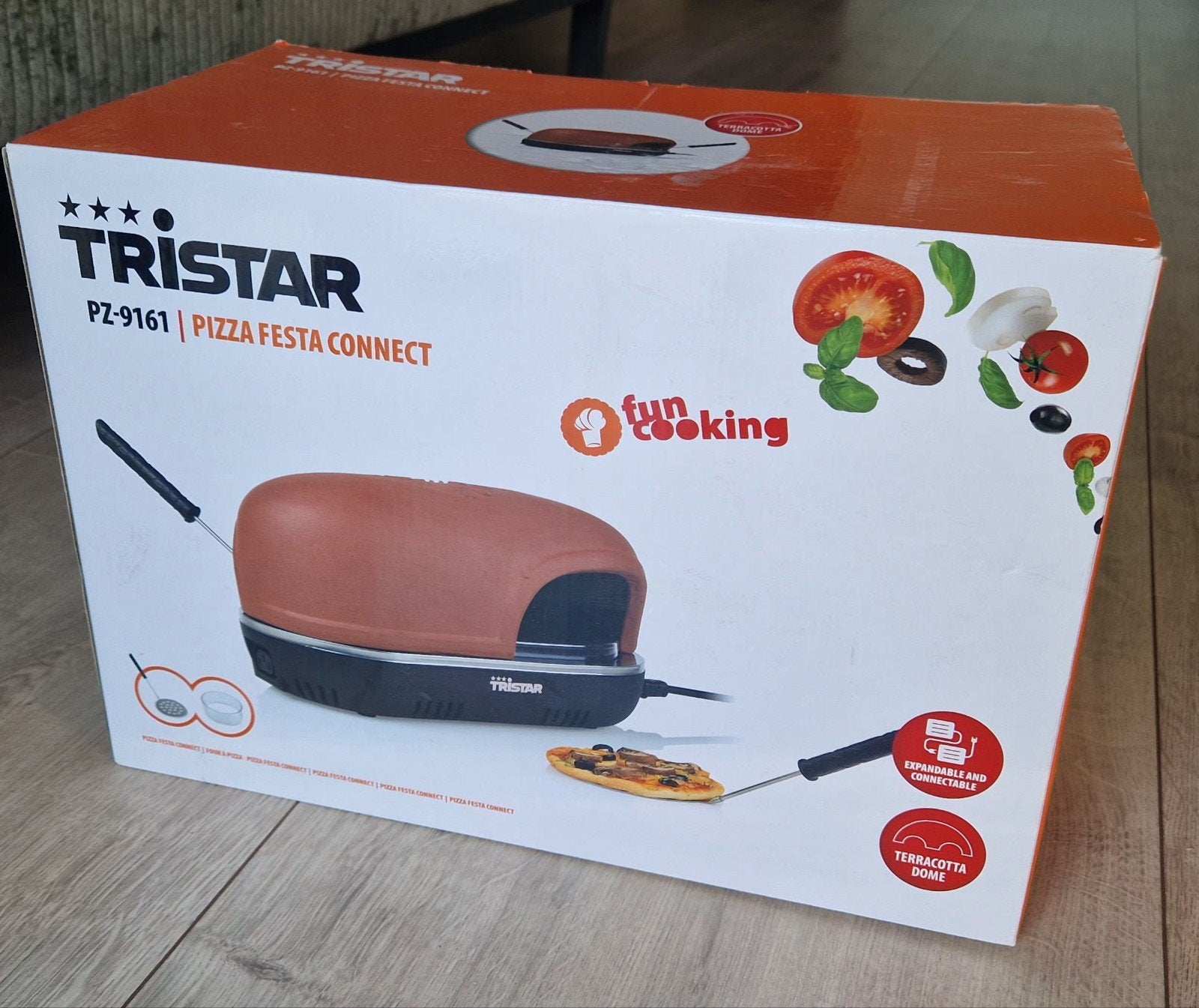 Pizzarette - Tristar PZ-9161 Pizza Festa Connect (Nieuw), Minder dan 45 cm, Minder dan 45 cm, Pizzaoven, Nieuw