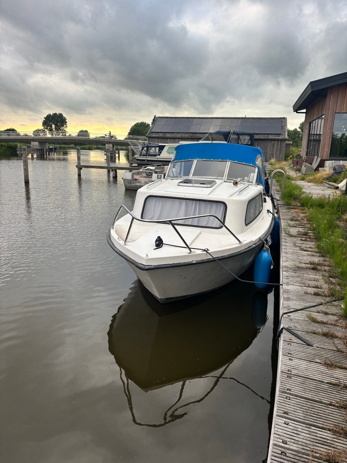 Waterland 600 Kajuitmotorboot met Watermota Sea Woolf 38 pk, Watersport en Boten, Gebruikt, Waterland, 6 m, Polyester