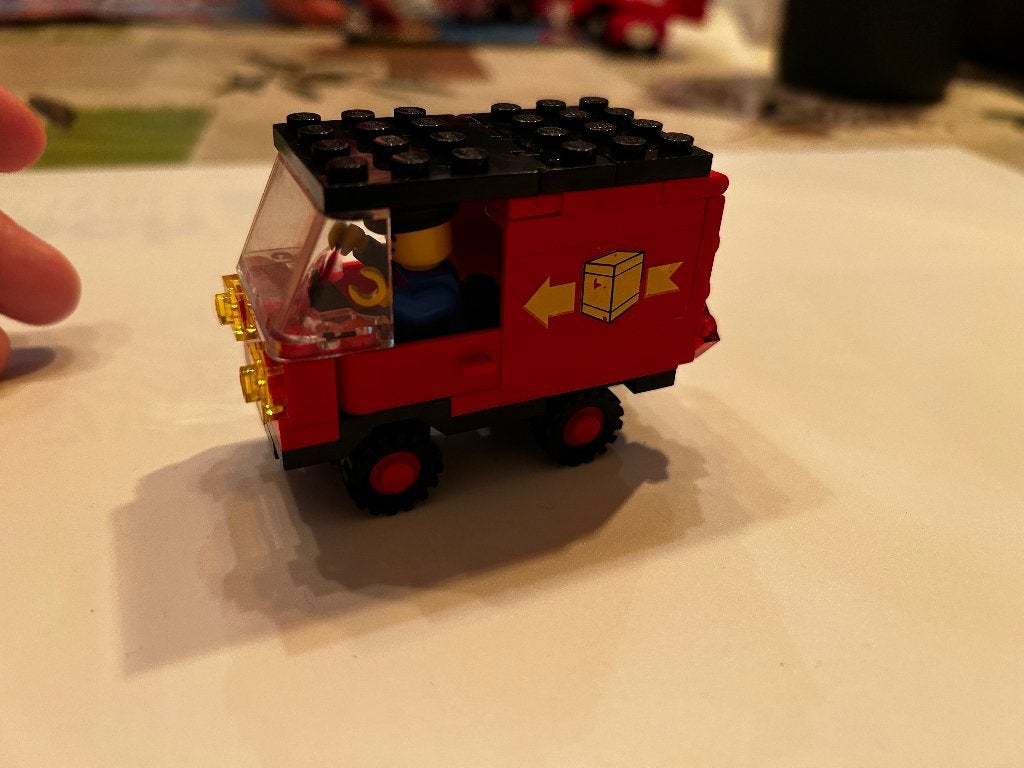 Lego Legoland 6624 Postwagen met Postbode, Gebruikt, Lego, Ophalen of Verzenden, Complete set