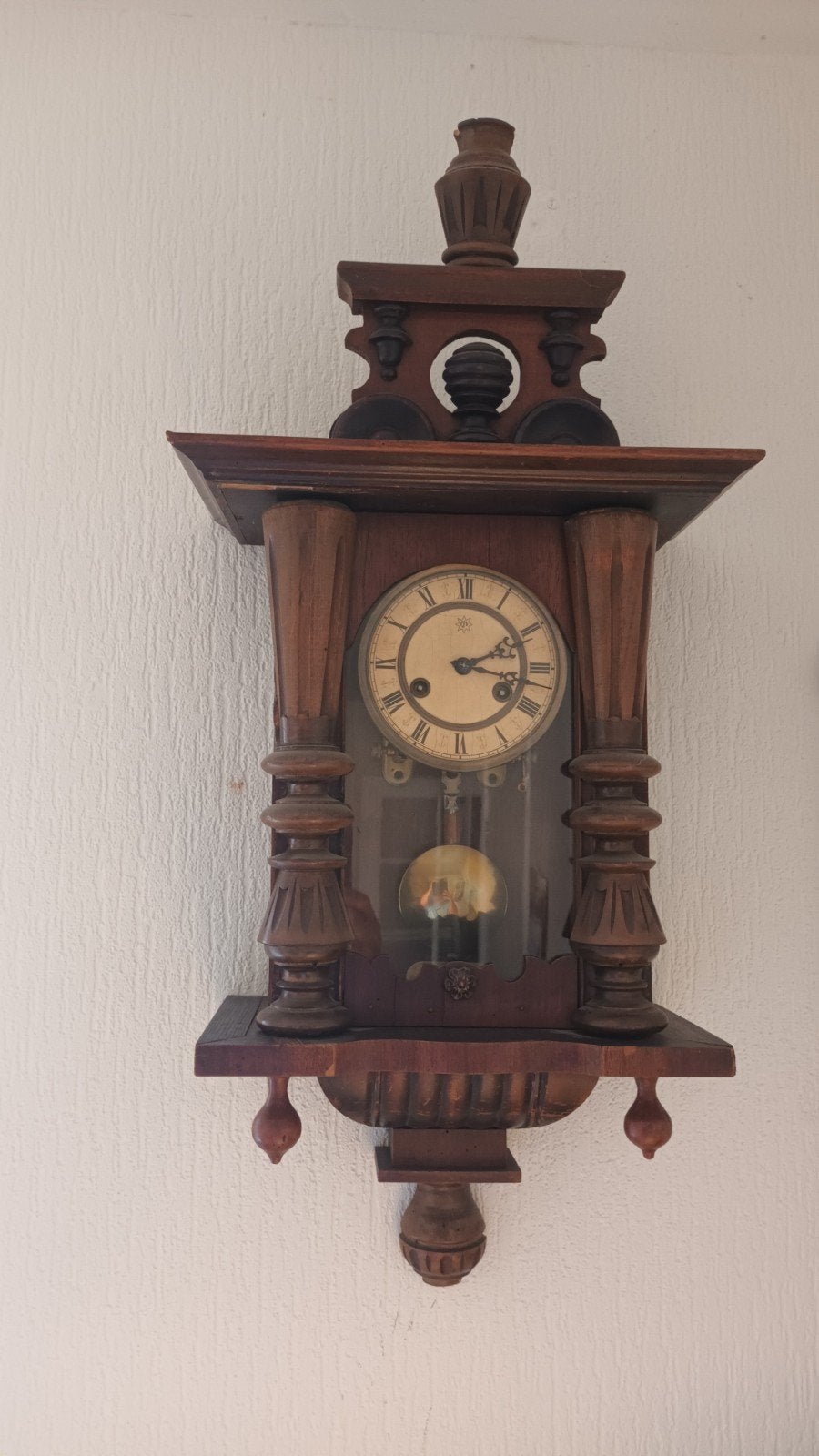 Antieke Junghans wandklok, Antiek en Kunst, Antiek | Klokken, Ophalen of Verzenden
