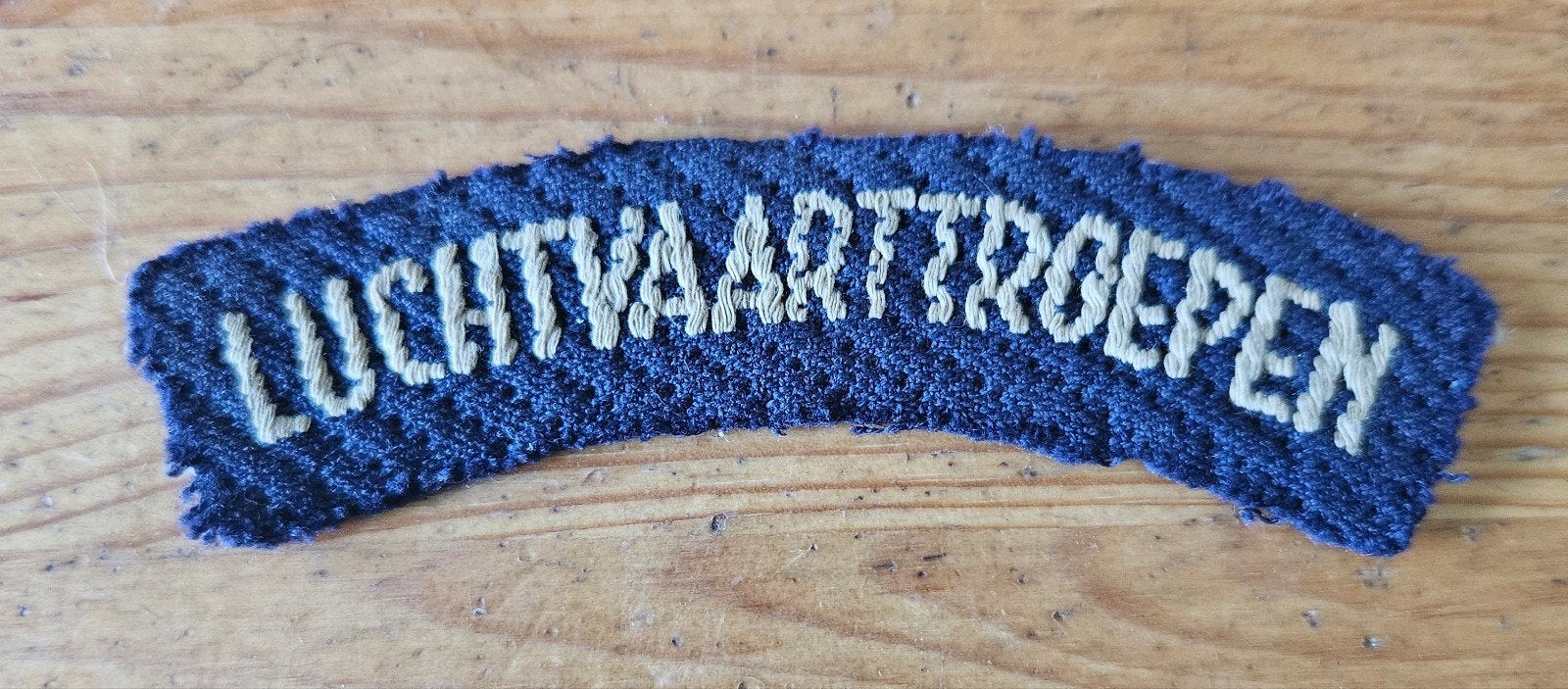 Naamlint Luchtvaarttoepen, Verzamelen, Militaria | Algemeen, Ophalen of Verzenden, Luchtmacht, Nederland, Embleem of Badge