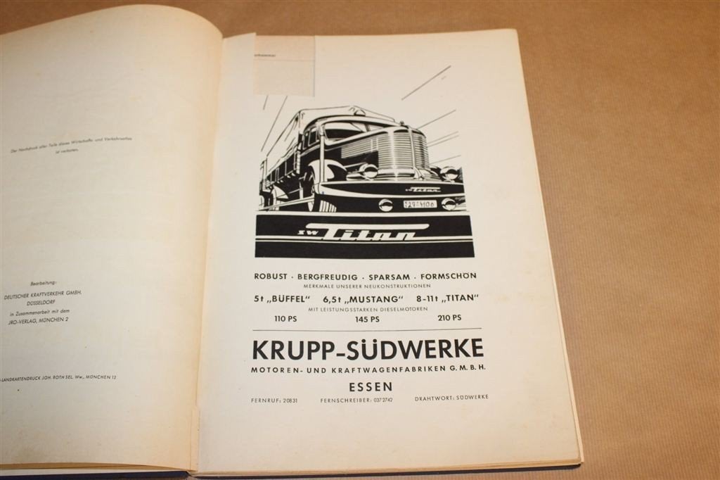 Zeldzaam — Krupp-Südwerke — Industrie en Kaarten [DE], Ophalen of Verzenden, Gelezen, Europa