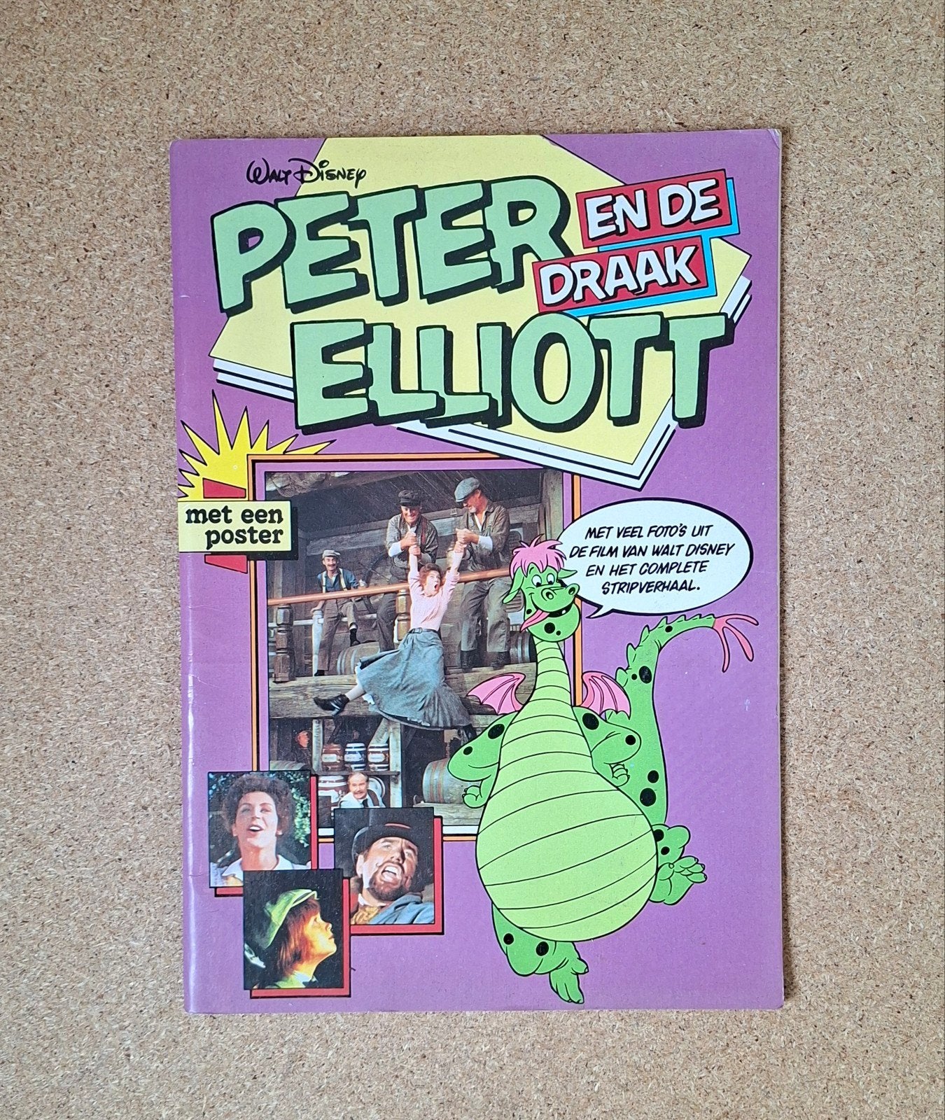 Walt Disney's Peter en de Draak Elliott, Boeken, Ophalen of Verzenden, Sprookjes, Walter Elias Disney, Zo goed als nieuw