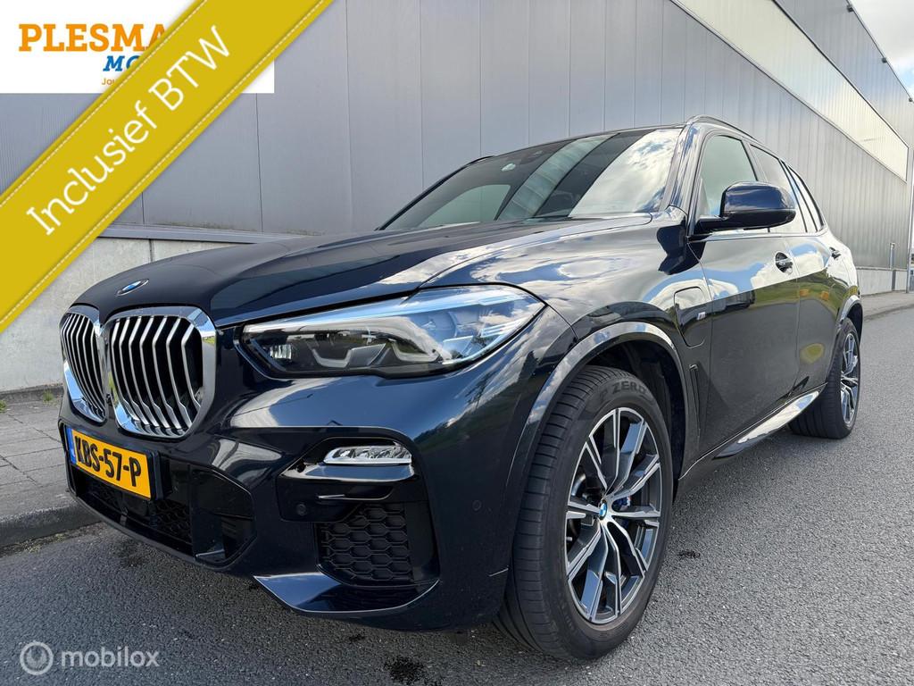 BMW X5 xDrive45e M-Sport, Electr dak. Panodak, Full Options!, Gebruikt, 394 pk, Zwart, Leder