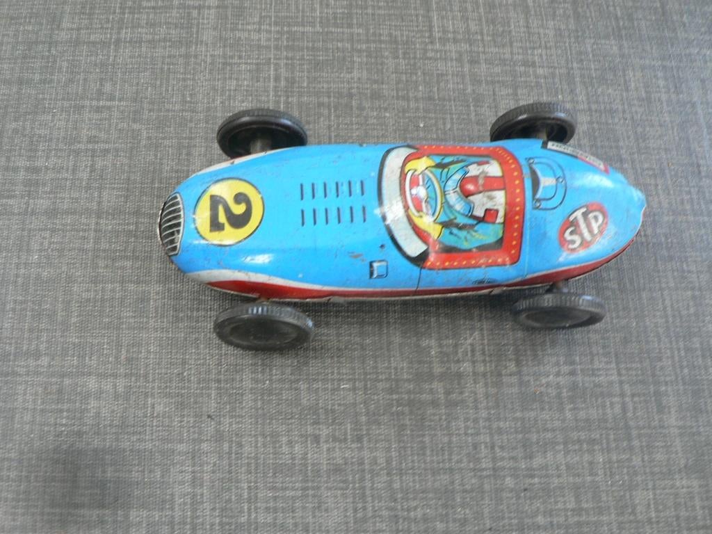 oude blikken race auto alasya turkije circa 13 cm, Ophalen of Verzenden, Gebruikt, Overige