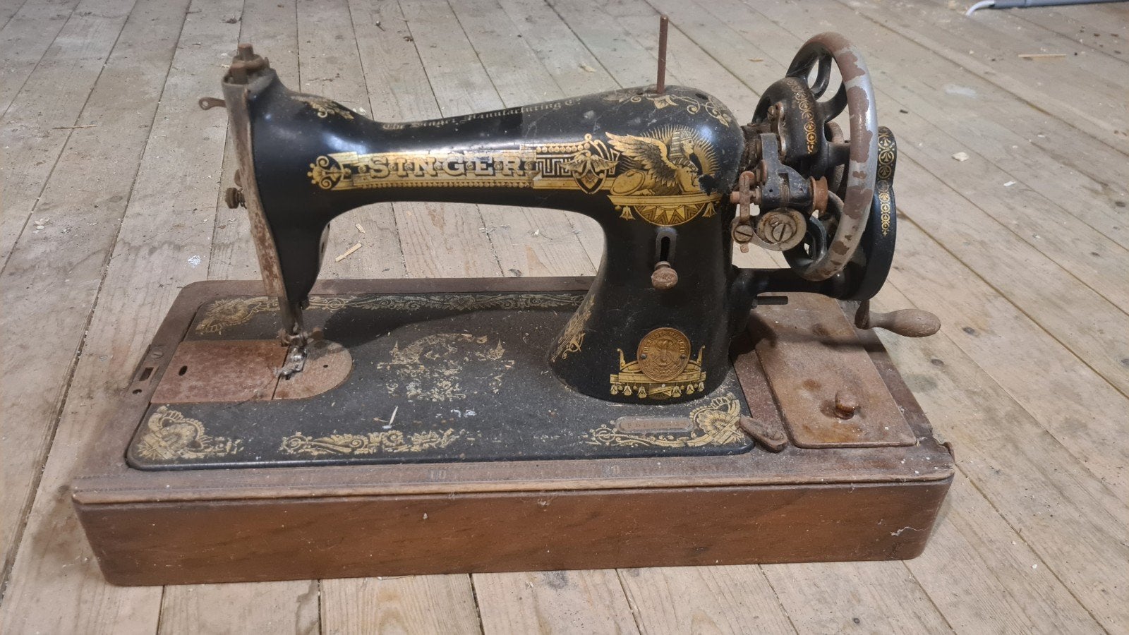 Antieke Singer Naaimachine - Opknapper, Ophalen, Gebruikt, Naaimachine, Singer