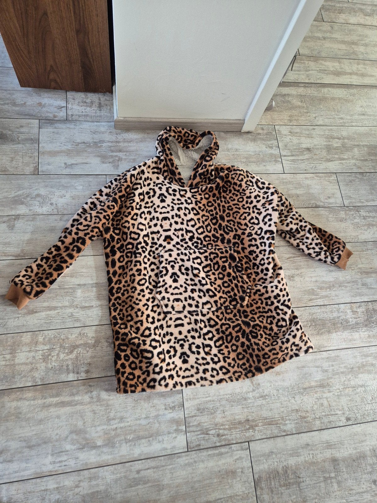 Warme hoodie dekentrui in goede staat, Ophalen, Gedragen, Meerkleurig