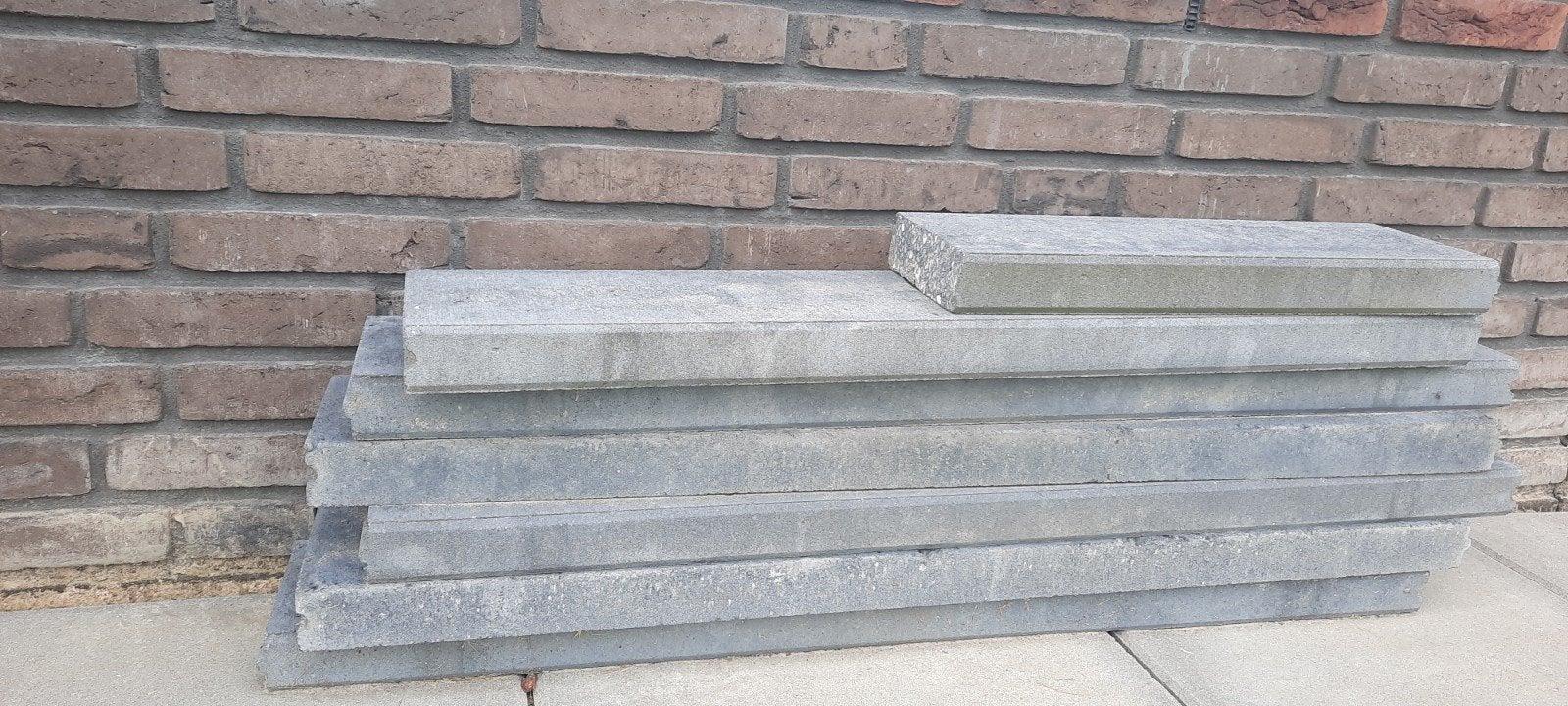 Betonnen opsluitbanden antraciet 5x15x100cm, Tuin en Terras, Ophalen, Overige typen, Nieuw, Minder dan 5 m²