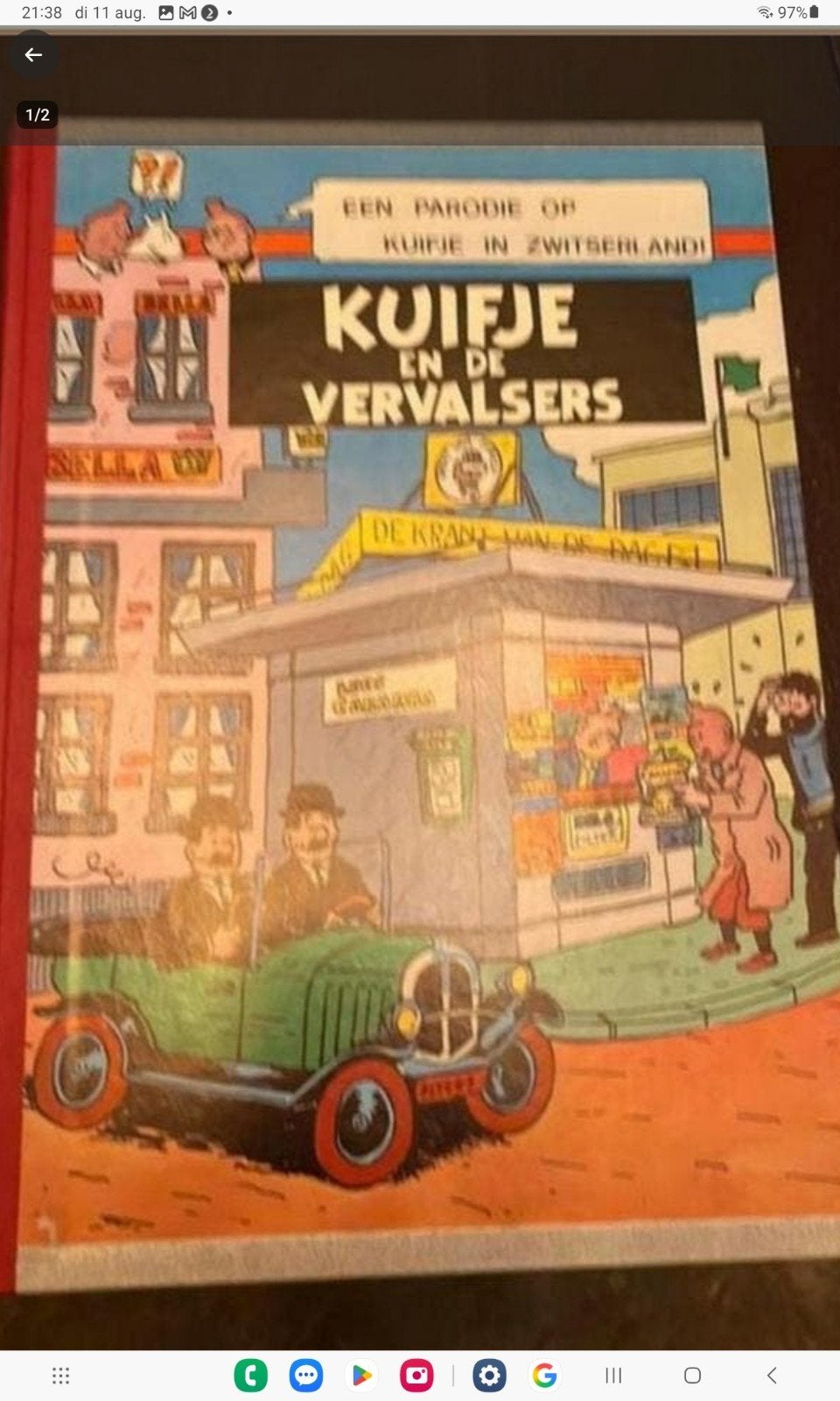 Kuifje en de Vervalsers - Genummerde editie (0876/999), Boeken, Eén stripboek, Ophalen of Verzenden