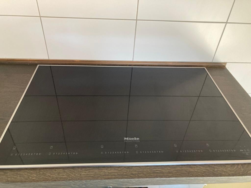 Miele Inductiekookplaat - Zo goed als nieuw, Witgoed en Apparatuur, Kookplaten, Ophalen, Zo goed als nieuw, Inbouw, Inductie