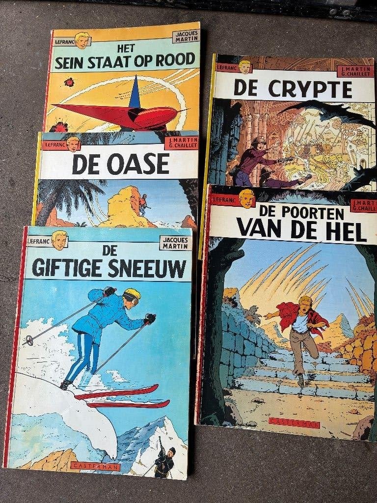 LOSSE VERKOOP ; Lefranc ; (J. Martin) div. delen ,zie foto's, Meerdere stripboeken, Ophalen of Verzenden, Zo goed als nieuw, Jaques Martin ; G. Chaillet