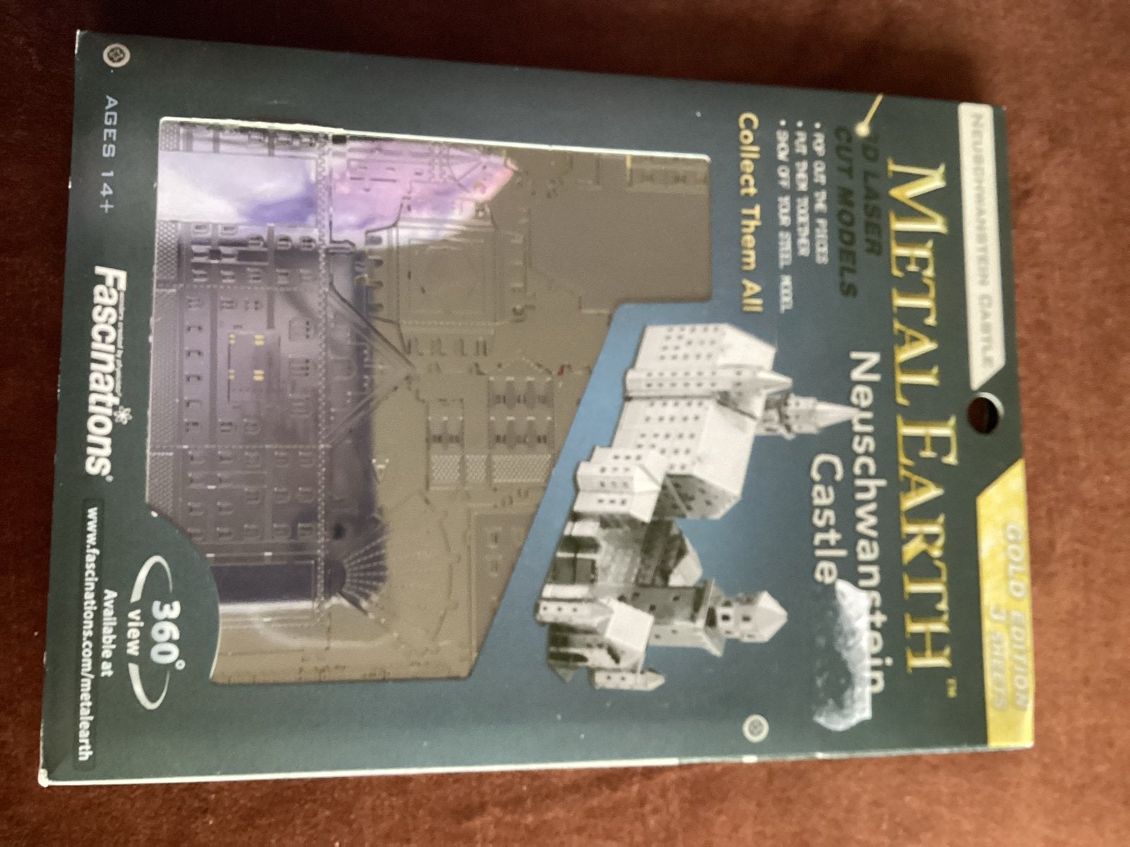 Metal Earth Neuschwanstein Kasteel 3D Laser Cut Model, Hobby en Vrije tijd, Ophalen of Verzenden, Nieuw, Groter dan 1:35, Figuur of Figuren