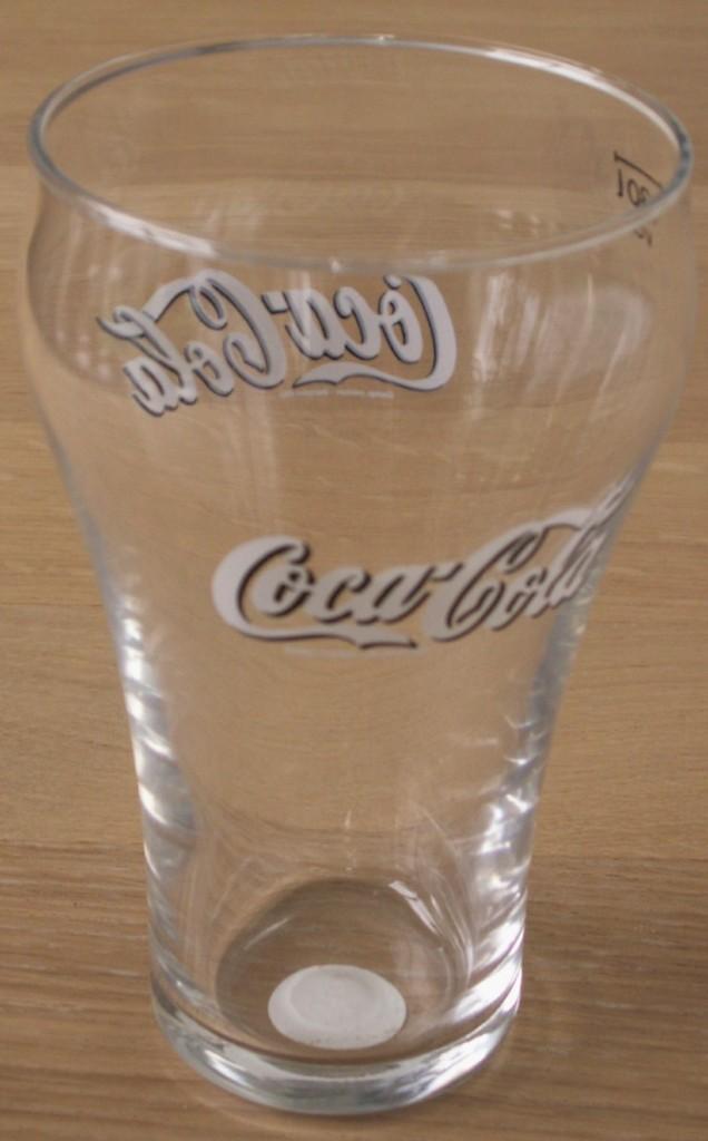 Coca Cola contour glas België schaduwrand 0,3 l Coca-Cola, Ophalen of Verzenden, Nieuw, Bierglas