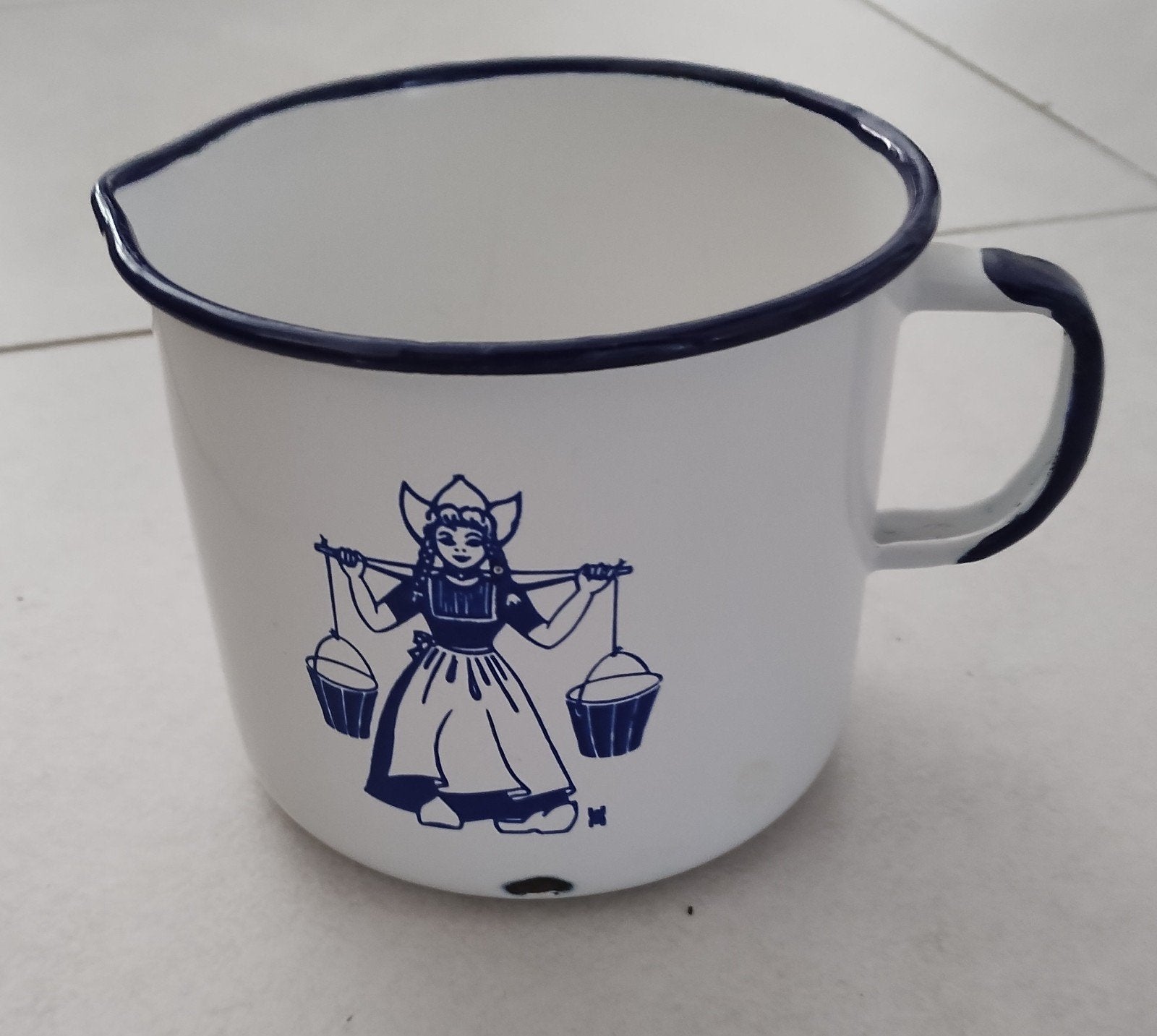 Verzameling Emaille Servies Collectie - zie fotos, Ophalen of Verzenden