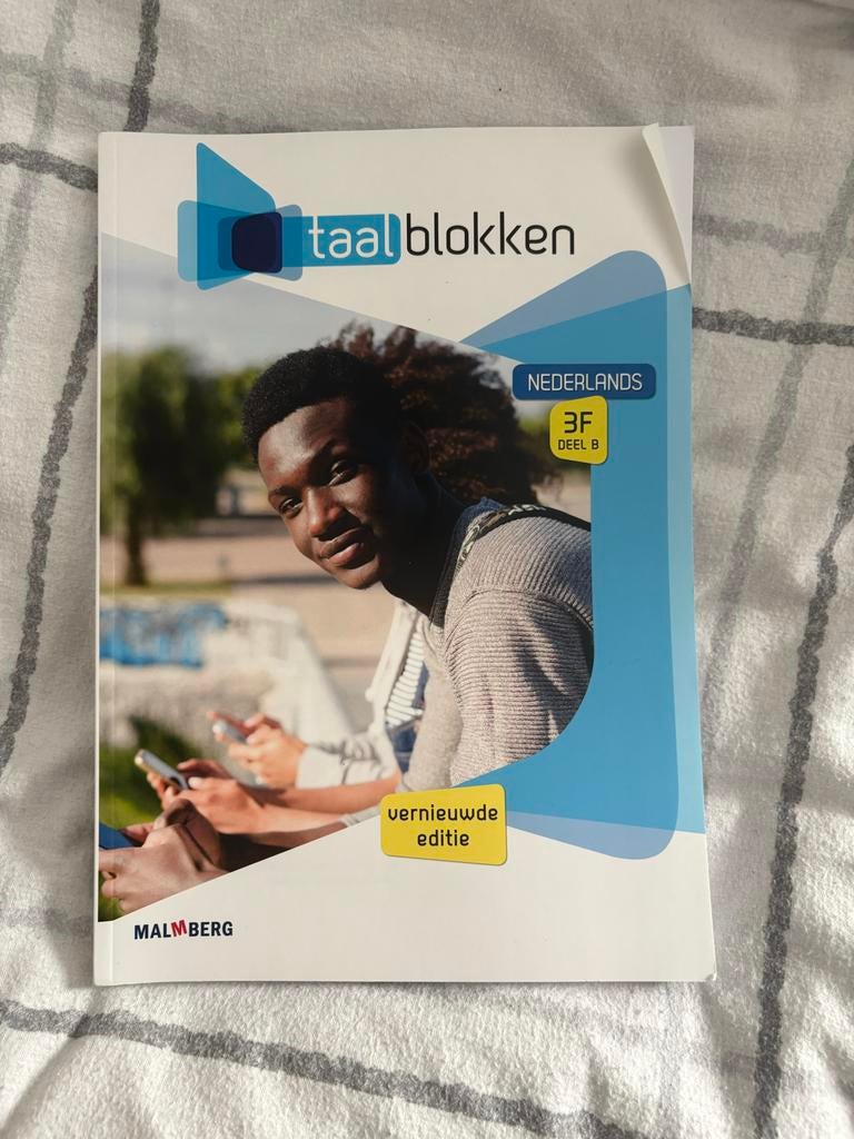 Taalblokken Nederlands 3F Deel B - Vernieuwde Editie, Ophalen of Verzenden, Alpha, Zo goed als nieuw, MBO