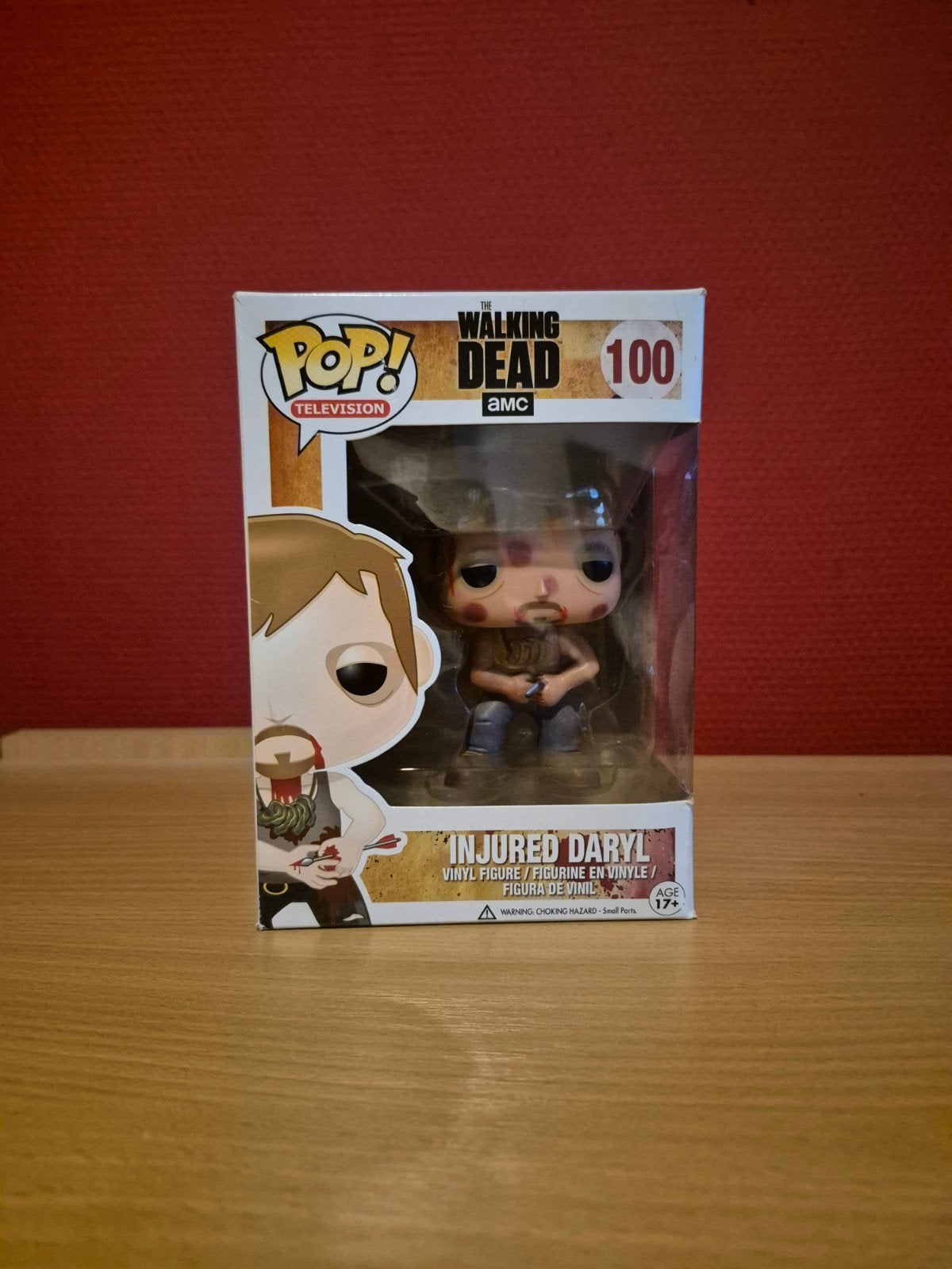 Injured Daryl #100 Funko Pop The Walking Dead (vaulted), Ophalen of Verzenden, Zo goed als nieuw