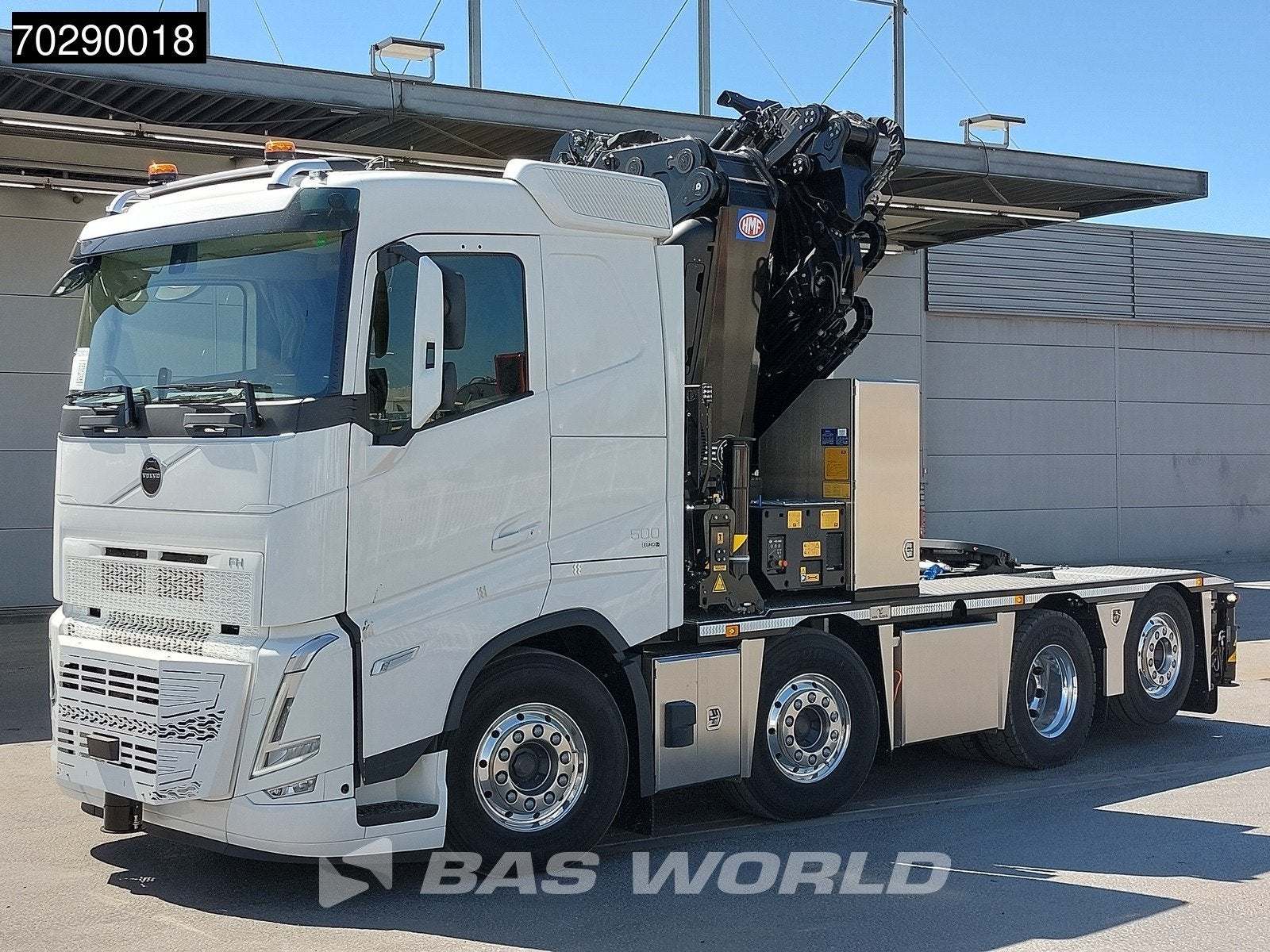 Volvo FH 500 8X2 NEW! HMF9520 K6 + JIB K6 Crane Kran Winch F, Automaat, Stof, Euro 6, Wit