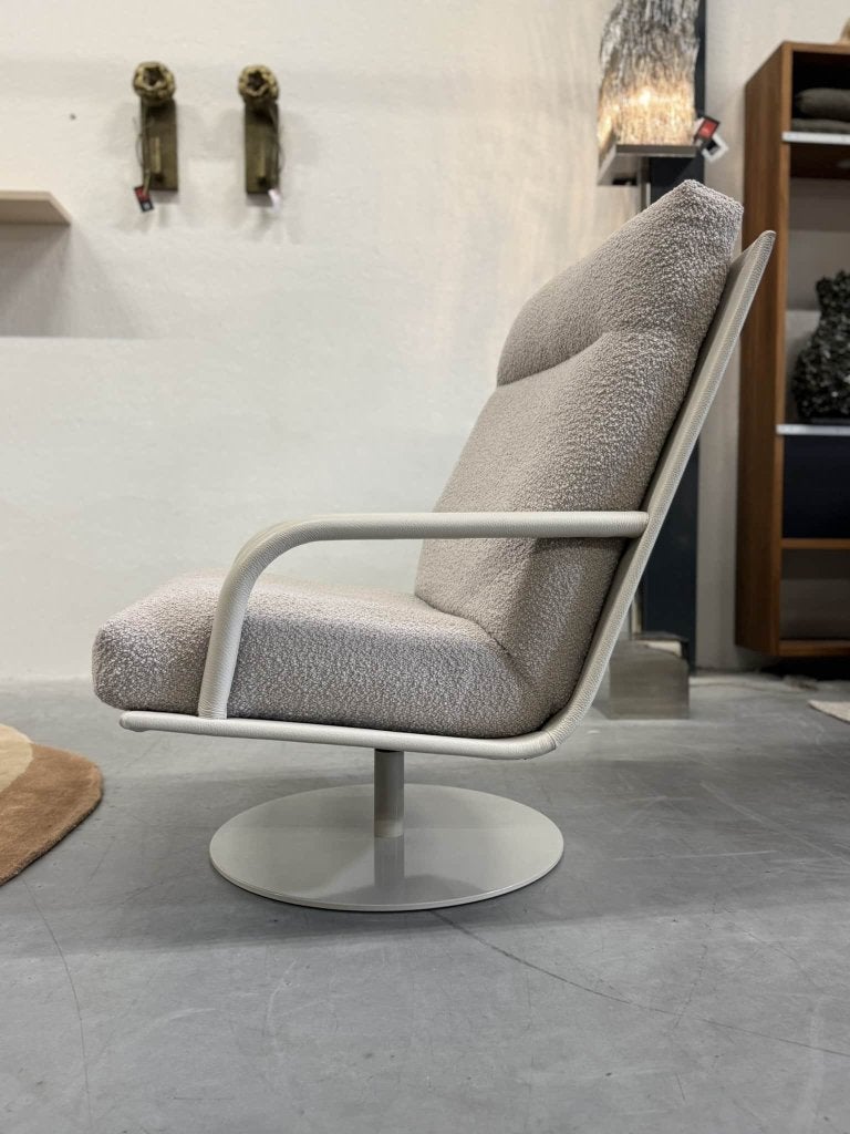 Nieuw Leolux Kudo Two Draai fauteuil Stof design stoel, Leolux, Info@leolux.nl, Nieuw, 75 tot 100 cm