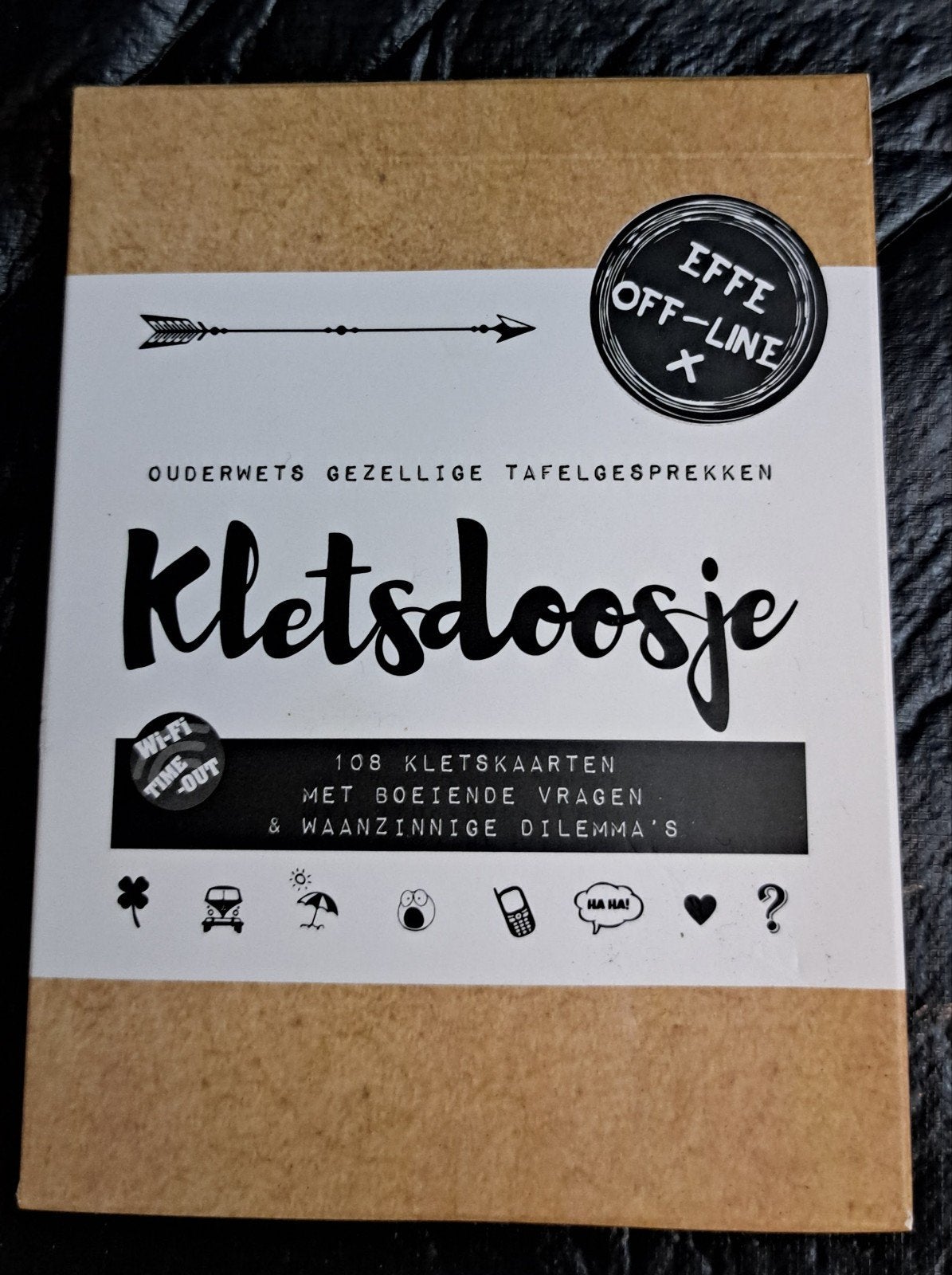 Nieuw Kletspot Kletsdoosje - 108 kletskaarten, Vijf spelers of meer, Ophalen, Nieuw, Kletspot