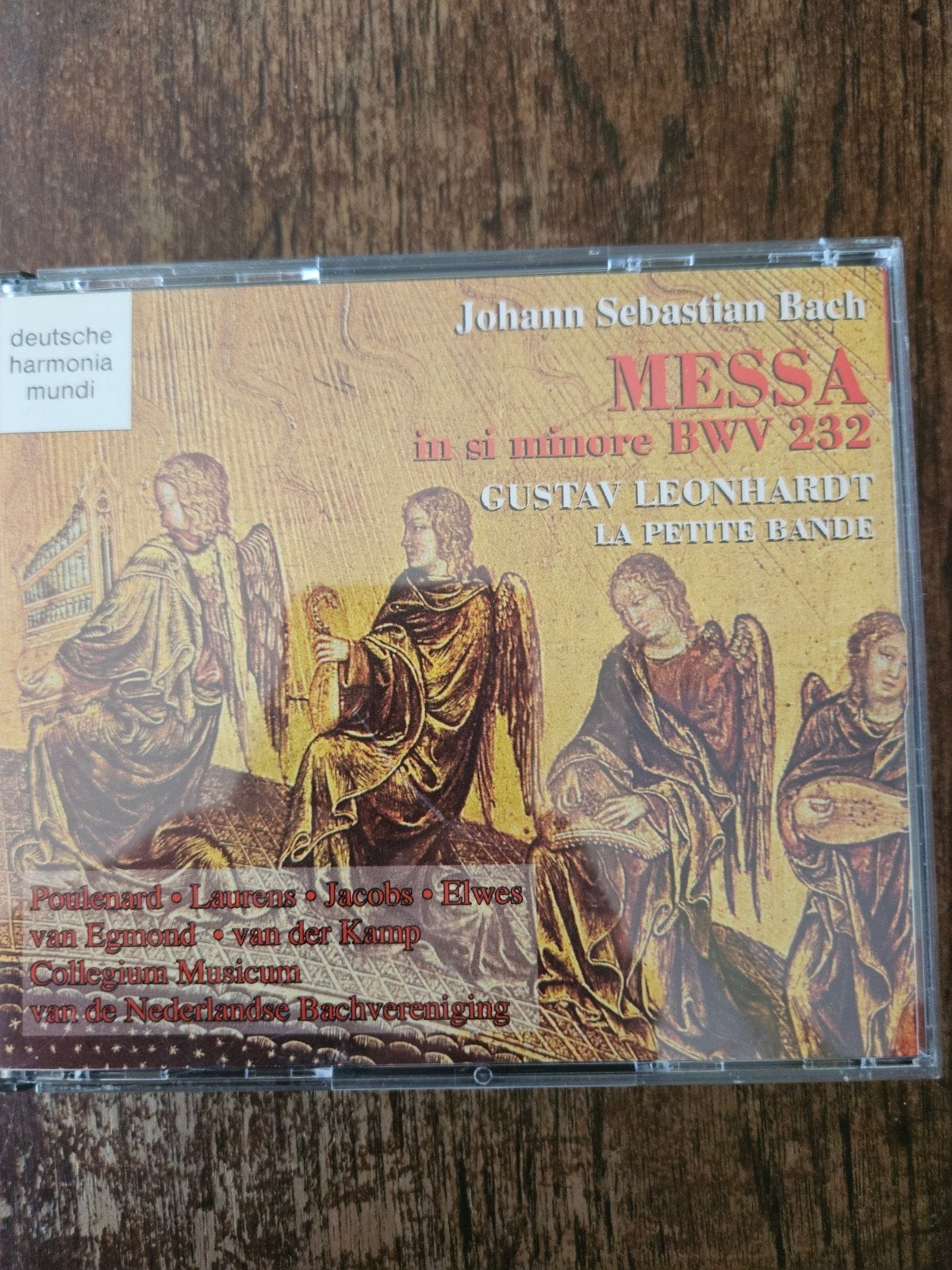 Bach: Mis in b klein BWV 232 - Gustav Leonhardt CD, Cd's en Dvd's, Ophalen of Verzenden, Zo goed als nieuw, Oratorium, Inclusief doosje