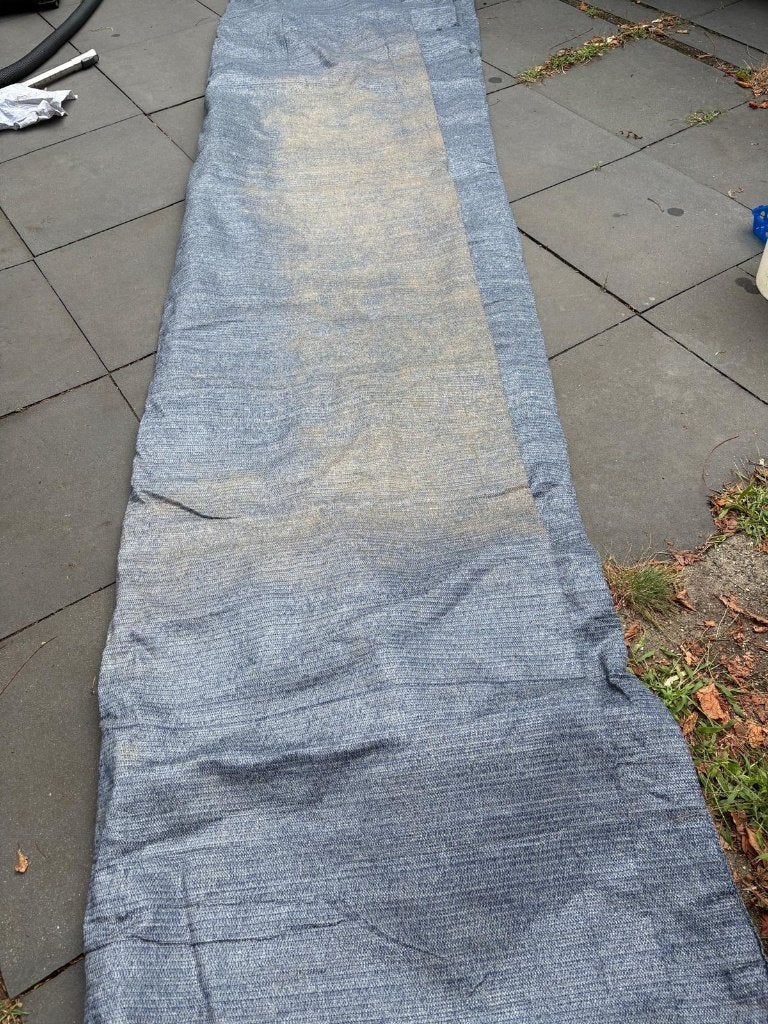Voortent tapijt Antraciet - 400*600cm tent tapijt, Caravans en Kamperen, Ophalen, Zo goed als nieuw