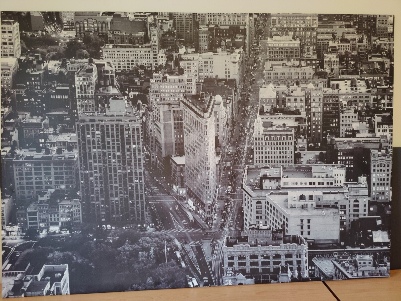 IKEA PREMIÄR New York Flatiron Canvas 195x140cm, Ophalen, 125 cm of meer, 75 – 100, Print