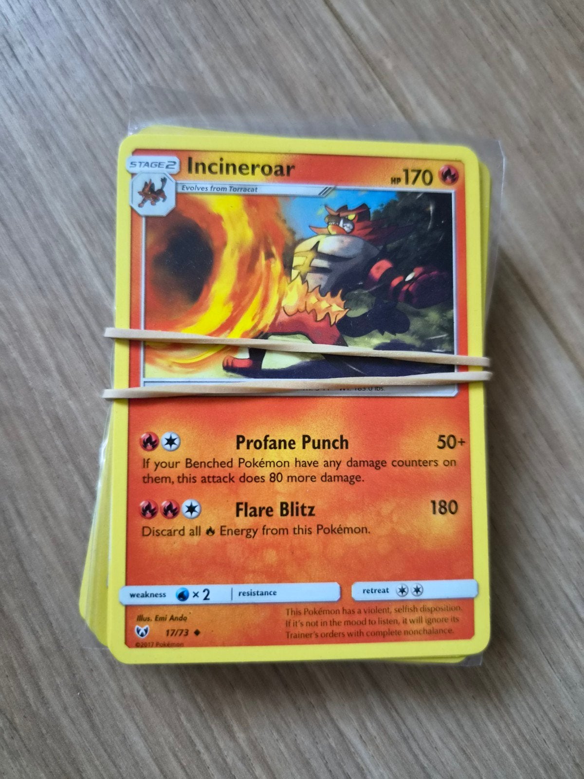 50 Pokémon kaarten - Incineroar en meer, Ophalen of Verzenden, Zo goed als nieuw, Meerdere kaarten