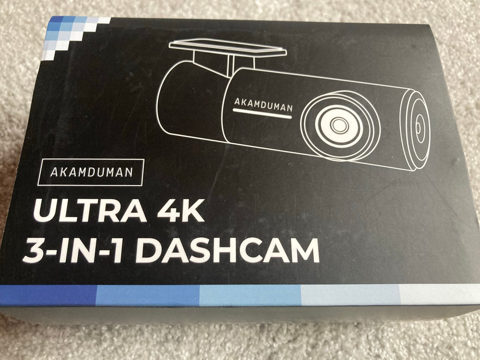Akamduman Ultra 4K 3-in-1 Dashcam - Nieuwstaat en Compleet, Auto diversen, Dashcams, Ophalen of Verzenden, Nieuw
