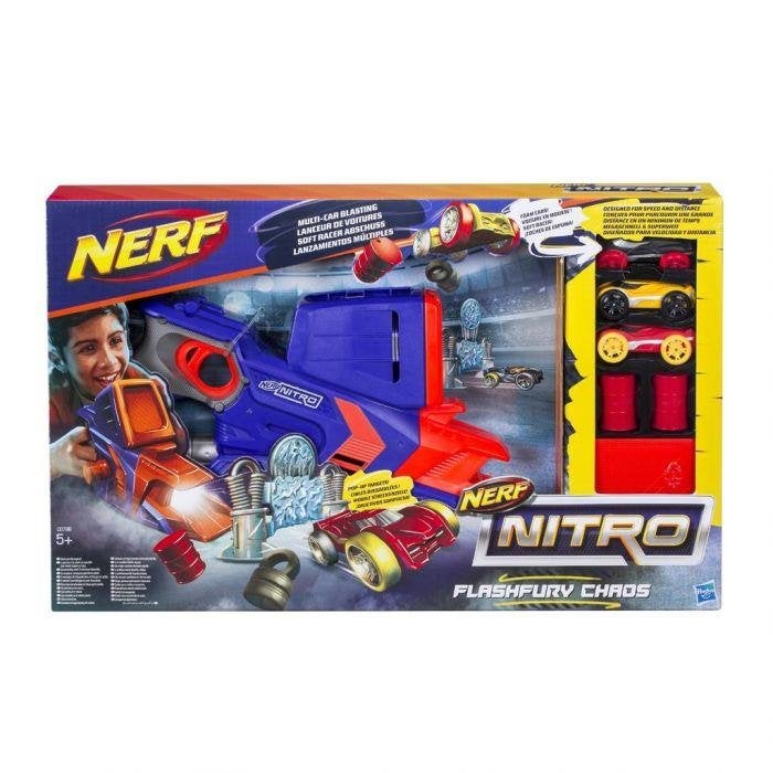 Nerf Nitro Fashfury Chaos Auto Dartblaster, Ophalen of Verzenden, Nieuw