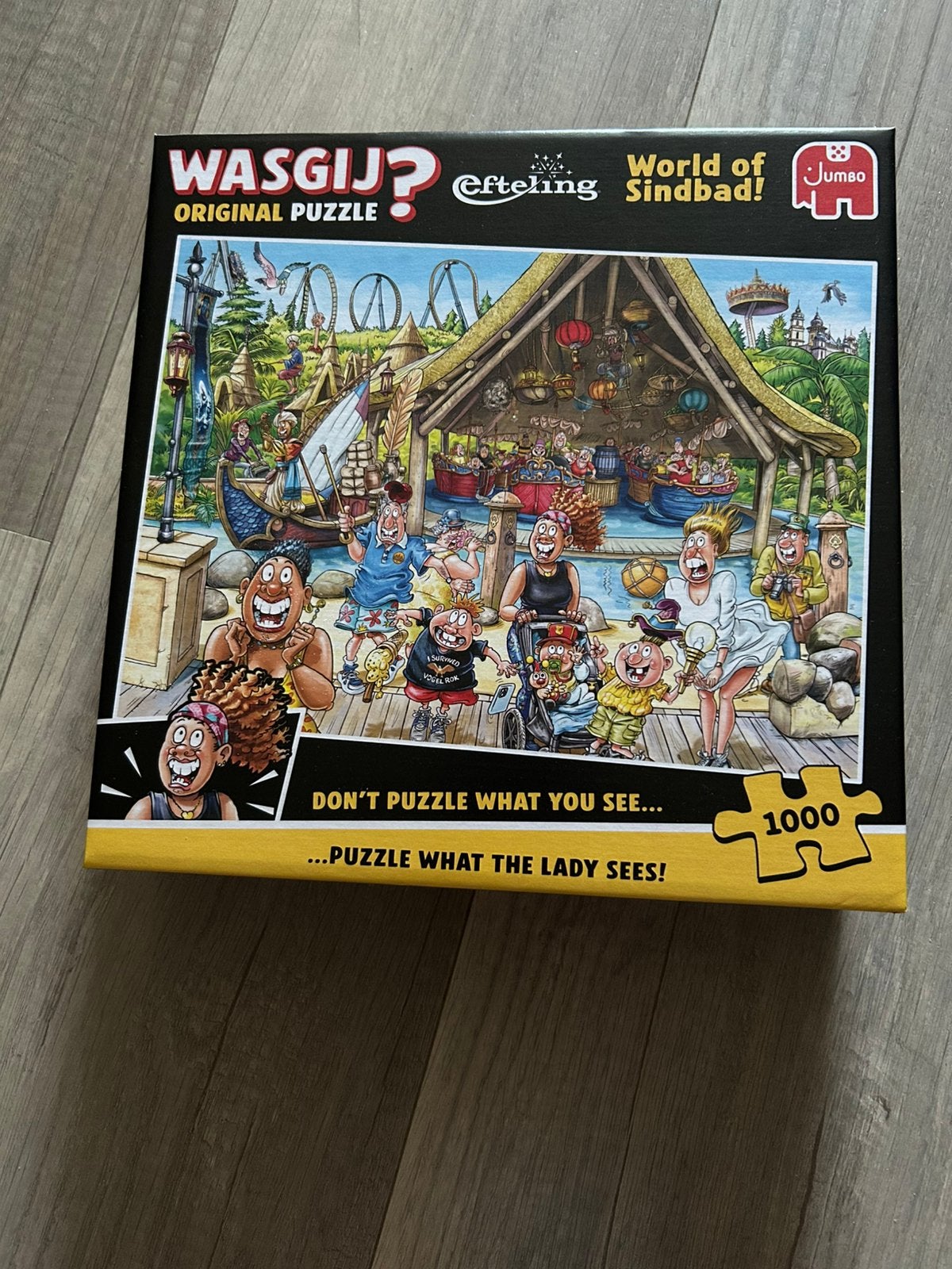 Wasgij original puzzel World of Sindbad! 1000 stukjes, Ophalen, 500 t/m 1500 stukjes, Zo goed als nieuw