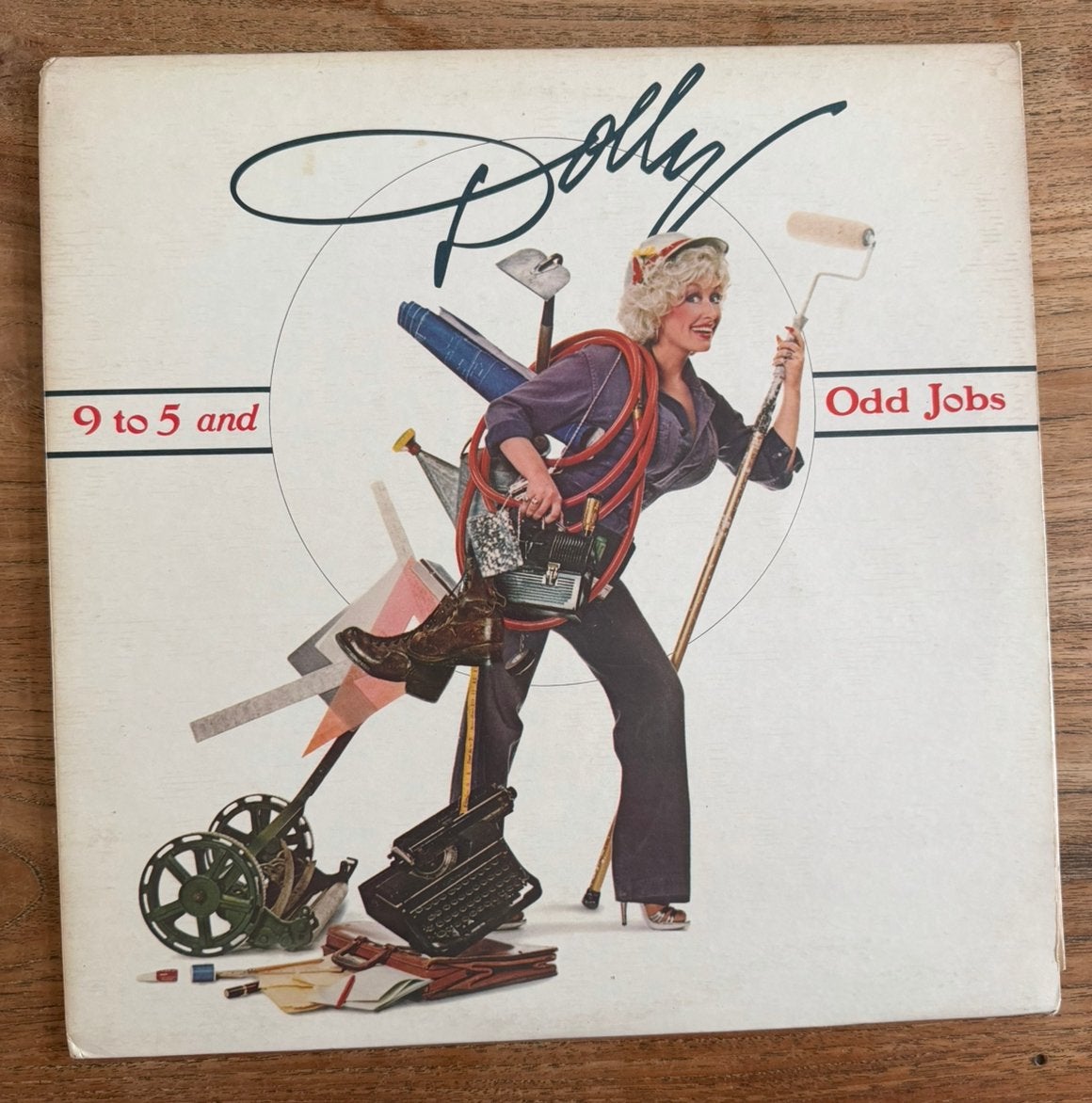 Lp dolly parton - 9 to 5 and odd jobs, Ophalen of Verzenden, Gebruikt