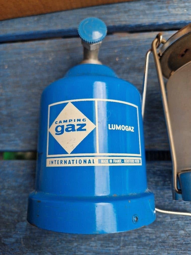 Vintage Campingaz Lumogaz International gaslamp 2x, Ophalen of Verzenden, Gebruikt