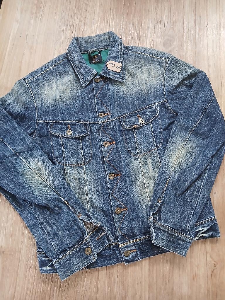 Lee - Spijkerjas - (TS36), Blauw, Maat 56/58 (XL), Ophalen of Verzenden, Zo goed als nieuw