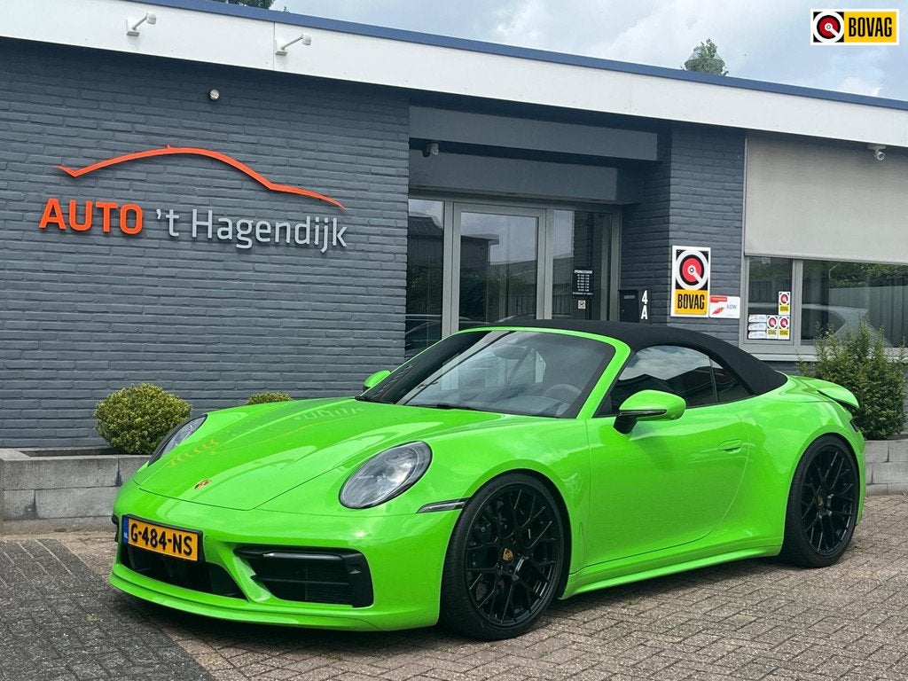 Porsche 911 992 cabrio 3.0 4S PCCB Burm. PPF NAP NL-auto Car, Auto's, Automaat, Cabriolet, 4 stoelen, Vierwielaandrijving