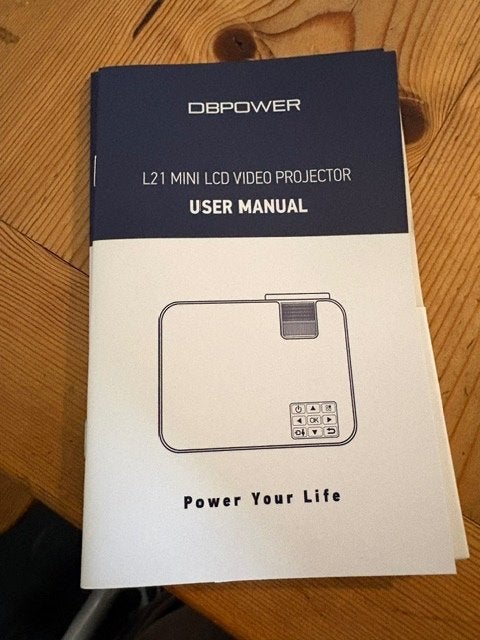 L21 Mini LCD video projector DBPower, Ophalen, LED, Zo goed als nieuw, DBPower