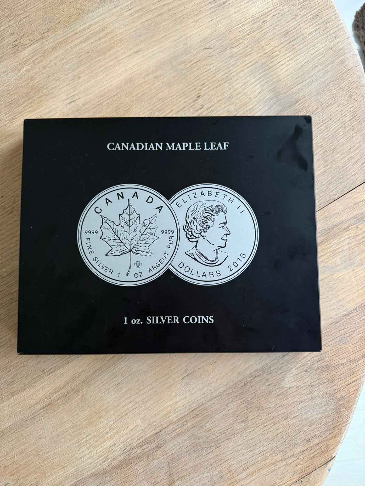 Leuchtturm maple leaf muntcasette / muntkoffer, Ophalen of Verzenden, Zilver